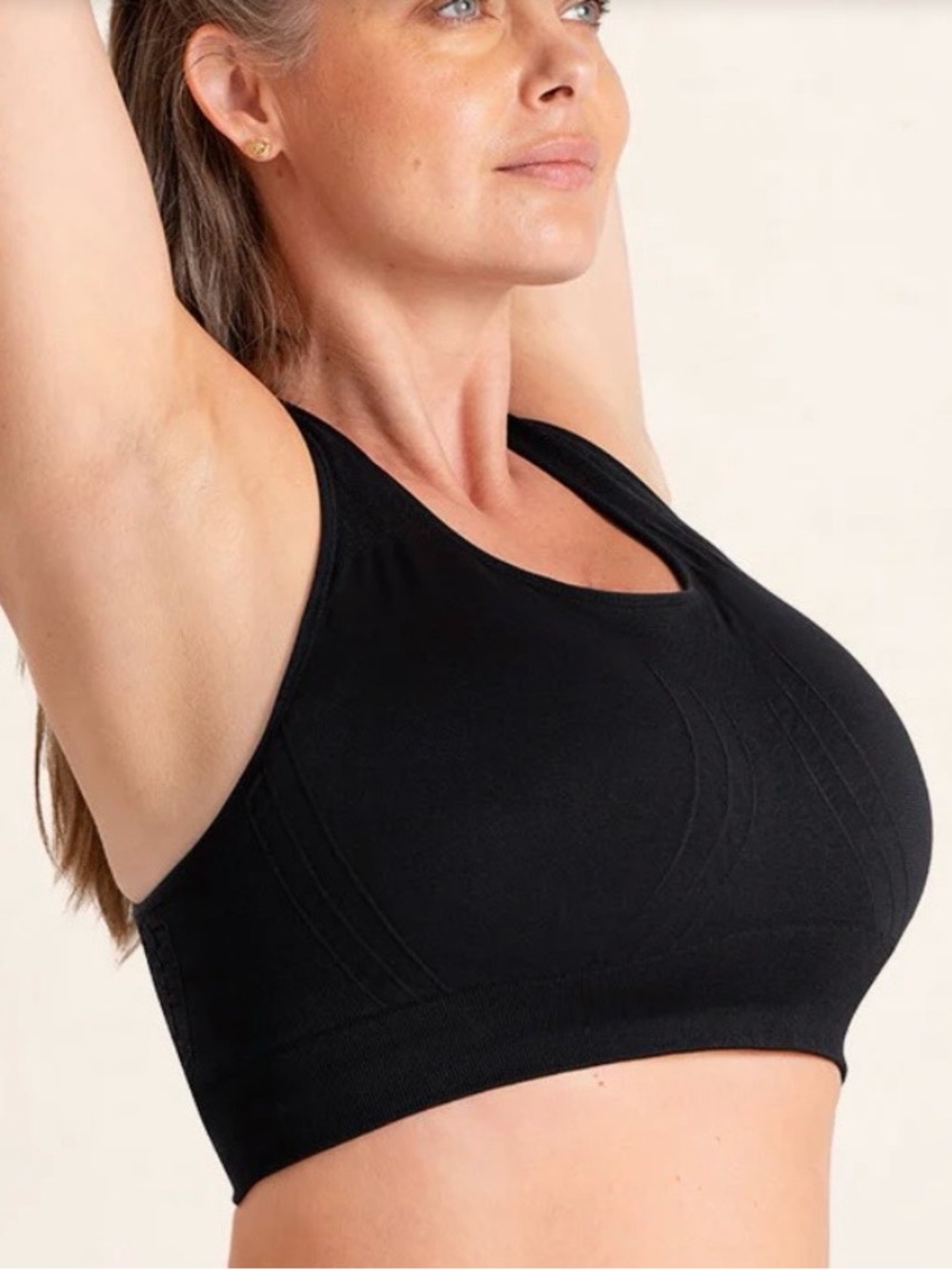Truekind Seamless Racerback Sports Bra Black 3XL
Wireless Yoga Athletic - Picture 2 of 13